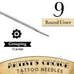 Tattoo Needles - 9 Round Liner 50 Pack
