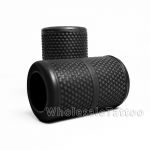 Autoclavable Textured Tattoo Grip Cover Holder 1.25" - Black