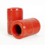 Autoclavable Textured Tattoo Grip Cover Holder 1.25" - Red