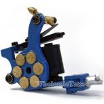 E-class Professional Blue Bullet Revolver Tattoo Machine w/10 Wrap Coil