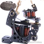 S-CLASS Black Steel Wire Cutting Tattoo Machines For Left Hand Works