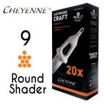 Cheyenne Craft Cartridge needles - 9 Round Shader - 10 Pack
