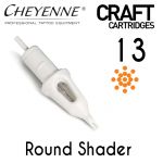 Cheyenne Craft Cartridge needles - 13 Round Shader - 10 Pack