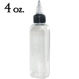 4 oz Empty Ink Bottle with Twist Caps