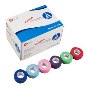 Sensi Wrap Self Adherent Wraps 1" x 5 Yards Per Roll (Box of 30 Rolls)