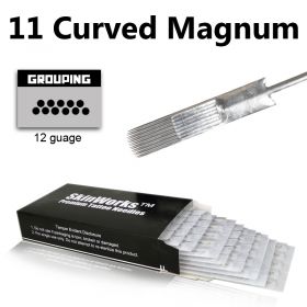 Tattoo Needles - 11 Curved Magnum Needles 50 Pack