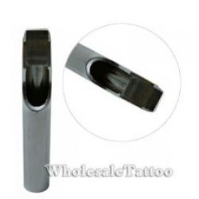 Stainless Steel Tattoo Tips - 5 Flat Shape
