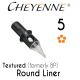 Cheyenne 5 Textured Round Liner Cartridge