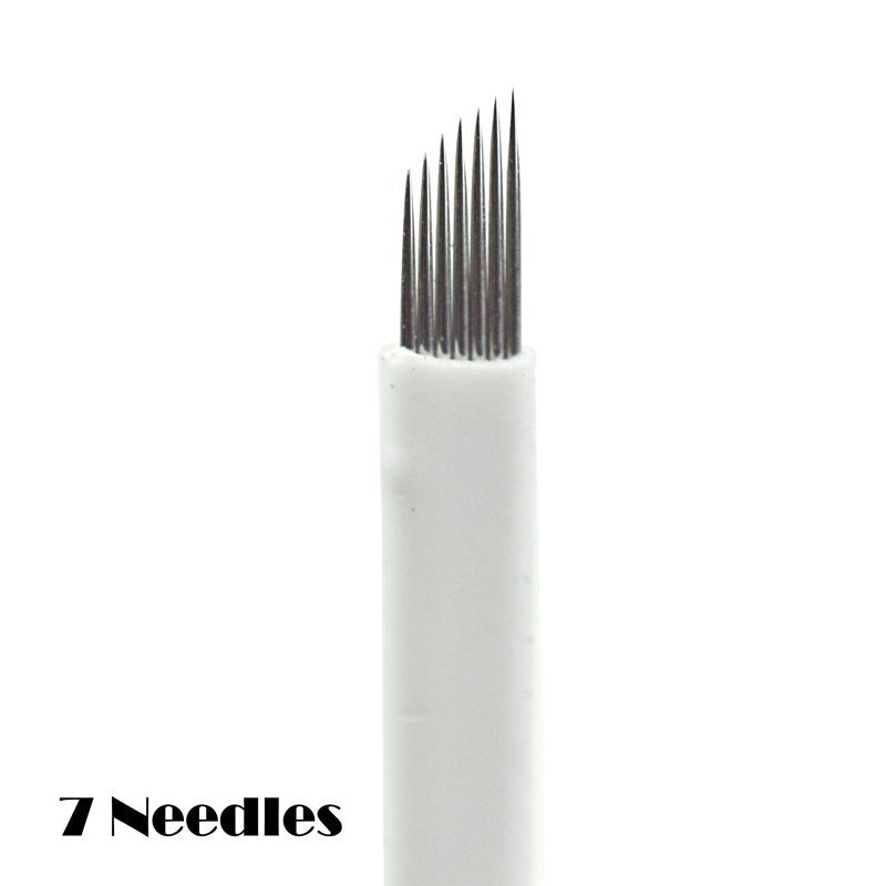 7 Needle Sloped MicroBlade for Permanent Makeup 1pc