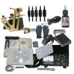 1 Machine Apprentice Tattoo Kit with Power Supply & Radiant Ink