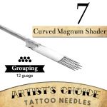 Artist's Choice Tattoo Needles - 7 Curved Magnum Needles 50 Pack