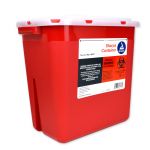 Bemis Sharps Container, Red, 2 Gallon