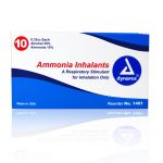 Dynarex Ammonia Inhalants, 0.33cc, Pack of 10