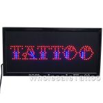 LED Tattoo Sign - 12" x 24" LED Business Shop Sign
