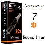 Cheyenne Cartridge -7 Round Liner, 0.25- 10 Pack