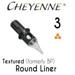 Cheyenne 3 Textured Round Liner Cartridge