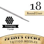 Artist's Choice Tattoo Needles - 14 Round Liner 50 Pack